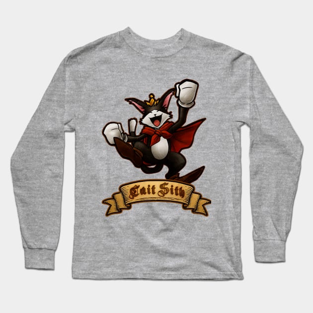 Cait sith Long Sleeve T-Shirt by mcashe_art